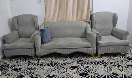 Al Iskan, Furniture, SAR 1300,  Bed Set & Sofa Set For Sale