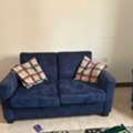 BHD 20,  Sofa Set Blue Velvet (3+2+1) Negotiable
