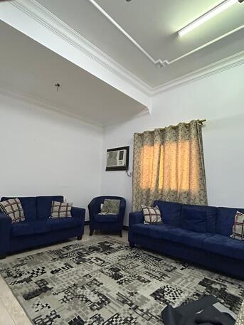 Budaiya, Furniture, BHD 20,  Sofa Set Blue Velvet (3+2+1) Negotiable