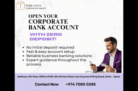Doha, Legal, Open Corporate Bank Account