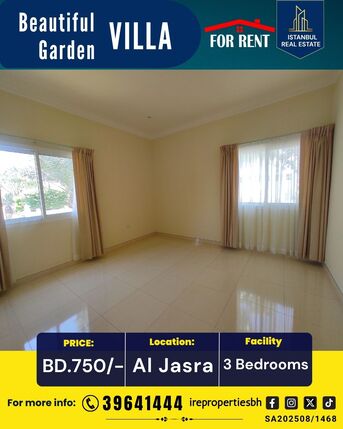 Hamala, Villas, BHD 750,  350 Sq. Meter,  Serene Garden Living In Al Jasra | BD 750/- Exclusive
