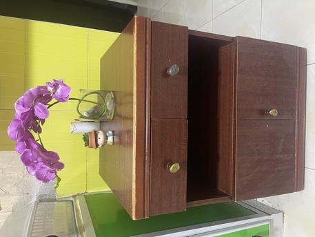 Khobar, Furniture, SAR 500,  Elegant Double Size Bed Frame And Storage Cabinets