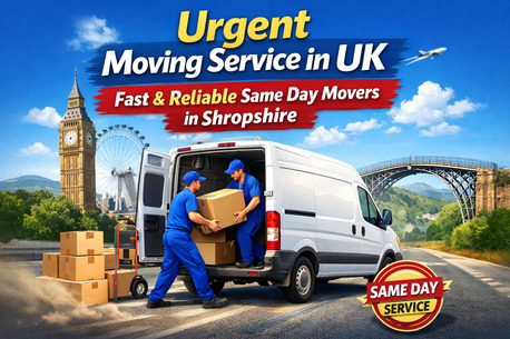 London, Household, Urgent Moving Service In UK &ndash; Fast & Reliable Same Day Movers In Shropshire