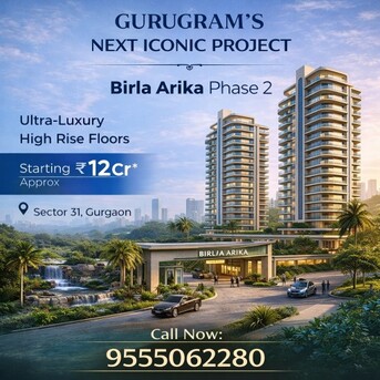 Gurgaon, Apartments, Flats, Houses & Villas, 4300 Sq. Feet,  Live Better At Birla Arika New Launch Gurgaon | Premium Flats