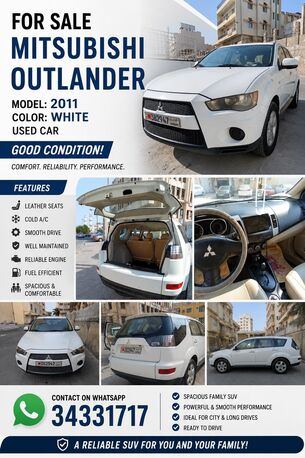Manama, Vehicles, Cars & Trucks , BHD 3200001950,  DODGE DURANGO & MISTUBISHI OUTLANDER, GAC GS-7 & JAC GOODS,  2011,  Automatic,  120 KM,  DODGE DURANGO MINT CONDITION & OUTLANDER, GAC-GS7 & JAC GOODS