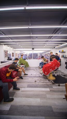 New York, Business, Cuts On Lime Barbershop