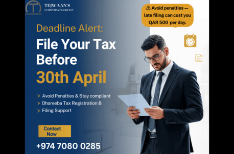Doha, Legal, Deadline Alert: File Your Tax Before 30th April!