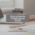 Document Clearance Staff -Female