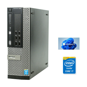 Manama, Computers, BHD 53,  DELL Core I7 3.4GHz 4th Gen Computer 8GB RAM + 120GB SSD 10xtime Fast Windows 11 Pro Ready