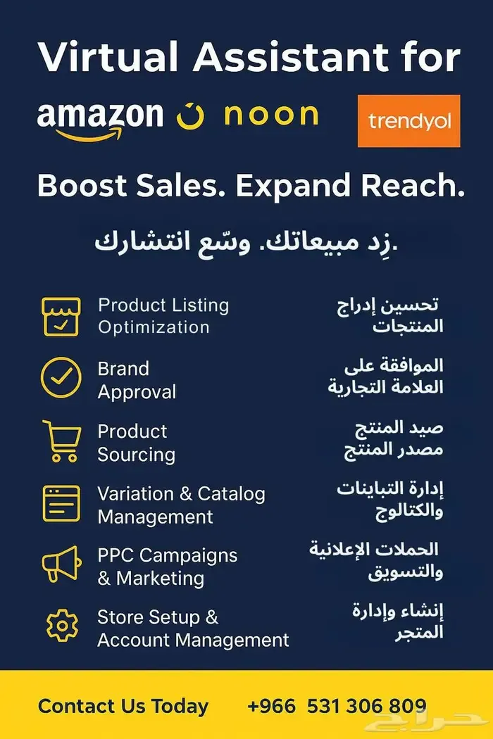 Riyadh, Marketing, &ldquo;I Will Manage And Grow Your Amazon, Noon & Trendyol Seller Account&rdquo;