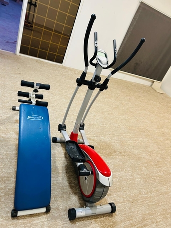 Riyadh, Sporting Goods, SAR 700,  Elliptical Trainer And Sit-up Bench