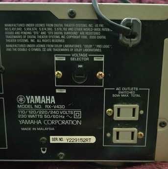 Dammam, Home Audio, SAR 850,  Yamaha AV Receiver