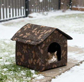 Kabul, Pet Supplies, AFN 1,  Windproof Rainproof Foldable Stray Cat House Indoor Outdoor Cat Shelter