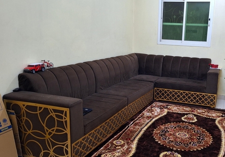 Al Iskan, Furniture, SAR 300,  Neat & Clean L Shape Sofa Set For Sale &ndash; Al Iskan, Riyadh, Saudi Arabia (SAR 300)