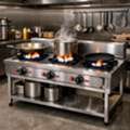 Commercial Diesel Burner Range | Three Burner Heavy Duty Cooking Range &ndash; RM Kitchen Equipm