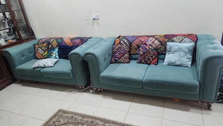 Isa Town, Furniture, BHD 10,  SOFA SET FROM HOME CENTRE, Cupboard,Vaccum ,dispenser Brand New,