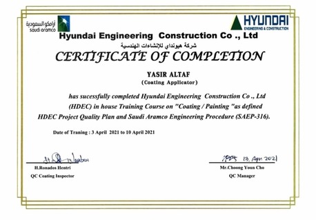 Jubail, Job Seekers, I&rsquo;m Looking Jobs For Coating Foreman, Coating Applicator Aramco Approved