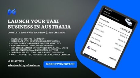 Sydney, Software, AUD 50000,  Launch Your Taxi Business In Australia - Complete Software Solution (Uber-Like App)