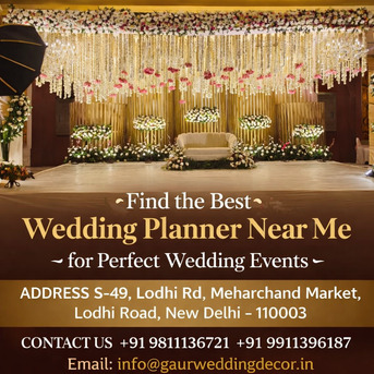 New Delhi, Event Planning, Find The Best Wedding Planner Near Me For Perfect Wedding Events