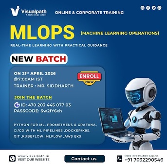Hyderabad, Lessons Offered, Learn MLOps With Practical Training Join New Batch