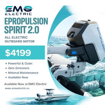 New York, Boats, USD 4199,  Quiet & Efficient Modern Boating Solution: EPropulsion Spirit 2 Outboard