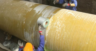 Yanbu, Construction, Grp Work Solution Pipe Lamination