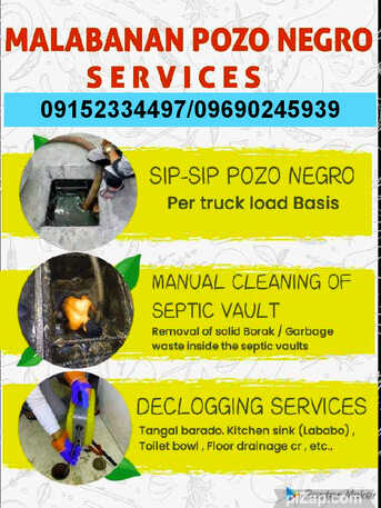 Makati City, Cleaning, MALABANAN SIPHONING POZO NEGRO SEVICES 09152334497