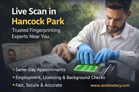 Los Angeles, Legal, Live Scan In Hancock Park &ndash; Trusted Fingerprinting Experts Near You