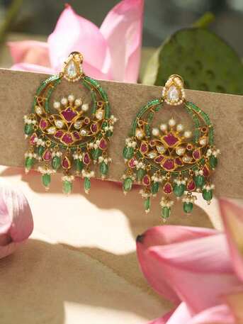 Mumbai, Clothing & Accessories, INR 485990,  Shop Traditional Jadau Jewellery For Timeless Elegance | Swadesh Online