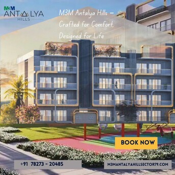 Gurgaon, Apartments, Flats, Houses & Villas, Furnished,  M3m Antalya Hills In Sector 79 &ndash; A Perfect Blend Of Comfort