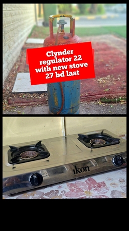 Manama, Household Items, BHD 22,  Clynder With Regulator 22 Bd With New Stove Strong Quality 27 Bd Msg 3670 8372 Wts Ap