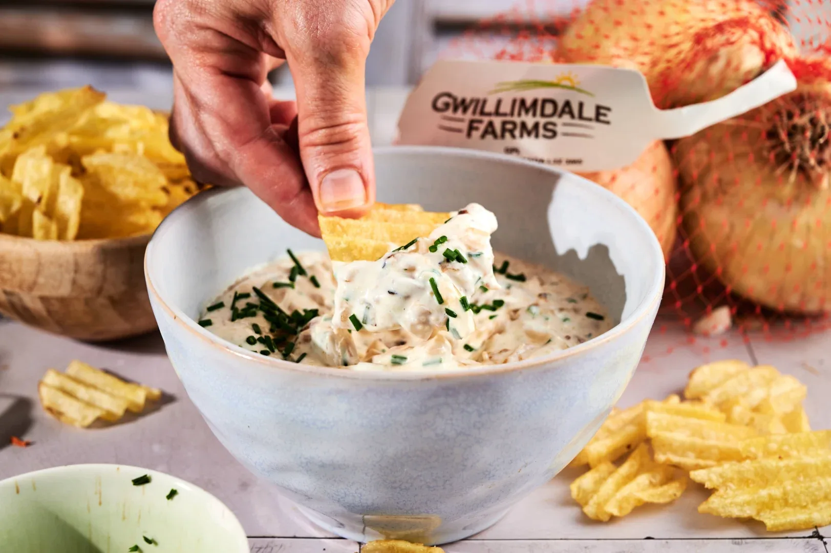 Toronto, Food, Homemade Sour Cream And Onion Dip Recipe With Simple Ingredients