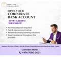 Open Your Corporate Bank Account With Zero Deposit!