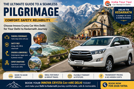 New Delhi, Travel, Innova Crysta Car Hire Delhi - Comfortable & Reliable Travel Service