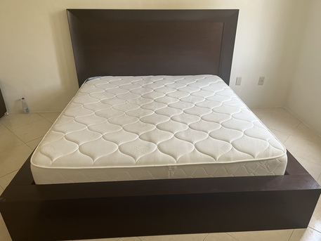 Khobar North, Furniture, SAR 500,  Wood King Bed With Matress