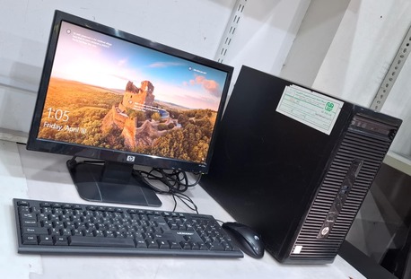 Manama, Computers, BHD 68,  HP ProDesk Core I5 6th Generation Computer Set 19" Monitor 8GB RAM + 500GB HDD Ready OS 10