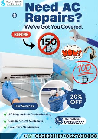Dubai, Appliance Repair, AC REPAIRING SERVICE DUBAI AL QOUZ 4