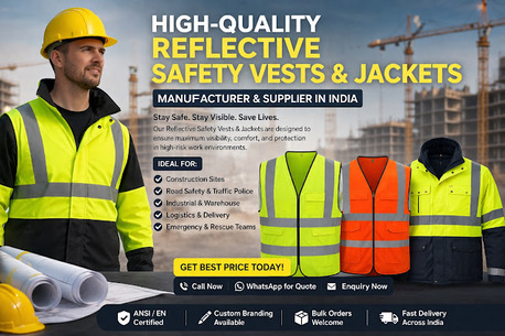 Mumbai, Business, Reflective Safety Vests & Jackets Manufacturer In India
