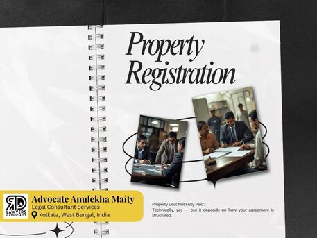 Kolkata, Legal, Advocate Anulekha Maity - Is Property Registration Possible Without Full Payment?