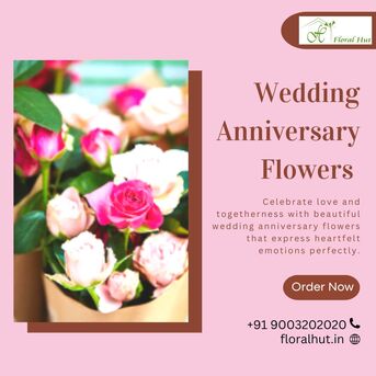 Chennai, Florist, Wedding Anniversary Flowers Bouquet For Couple
