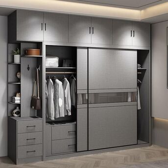 Gurgaon, Interior Design, Luxury Modular Wardrobe In Gurugram &ndash; Crafted By Novella Kitchens