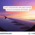 Does Singapore Airlines Offer Group Booking Options?