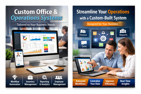 Jeddah, Jobs, Transform Your Office Operations With A Custom-Built System