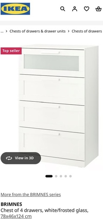 Al Malaz, Furniture, SAR 200,  Chest Of Dawers From IKEA (Available 2 No.s)
