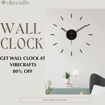 Noida, Household Items, INR 2229,  Elegant Wall Clock For Stylish Home D&eacute;cor