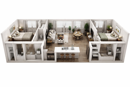 Mahooz, Apartments, Flats, Houses & Villas, BHD 300/month,  3 BR,  Semi-Furnished Apartment For Rent In Mahooz | Near Ibn Al Nafees Hospital |