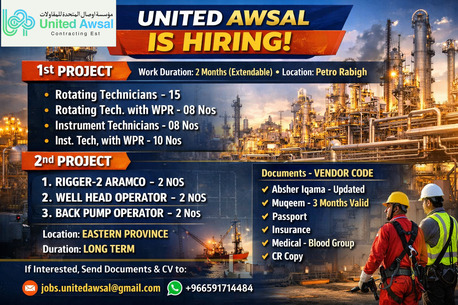 Dammam, Jobs, 🚀 WE ARE HIRING: Multiple Projects Across KSA! 🚀