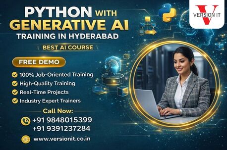 Hyderabad, Education, Python With Generative AI Training In Hyderabad
