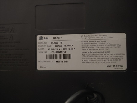 Khobar, Electronics, SAR 220,  32" LG LCD TV (Model 32LK330) - Great Condition