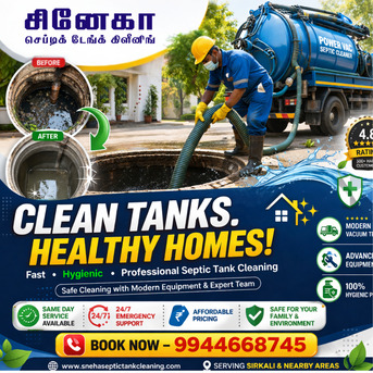Mumbai, Cleaning, Professional Septic Tank Cleaning In Sirkali | Clean Tanks, Healthy Homes